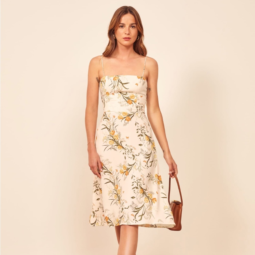 Reformation Peach Aurora Dress (NWT / Size 2)